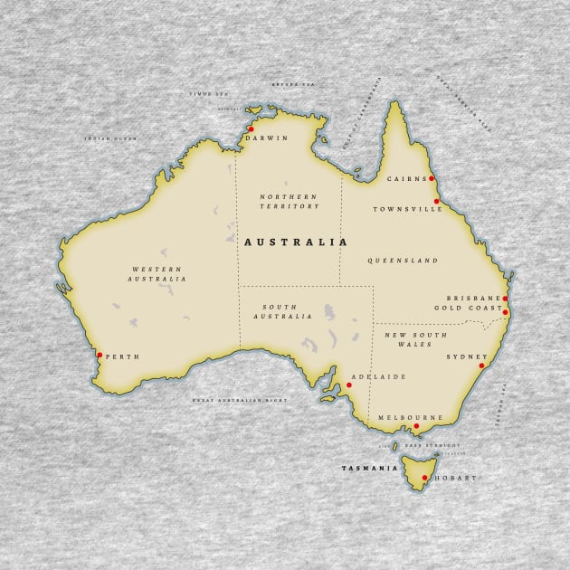 Map of Australia by nickemporium1